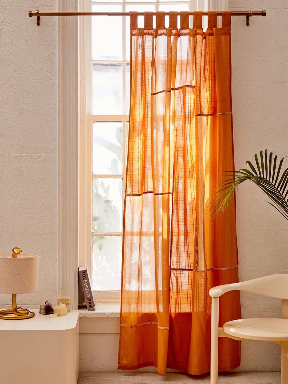 Chloe Patchwork Gauze Curtain Panels - Home Accents